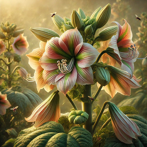 Цветение растения